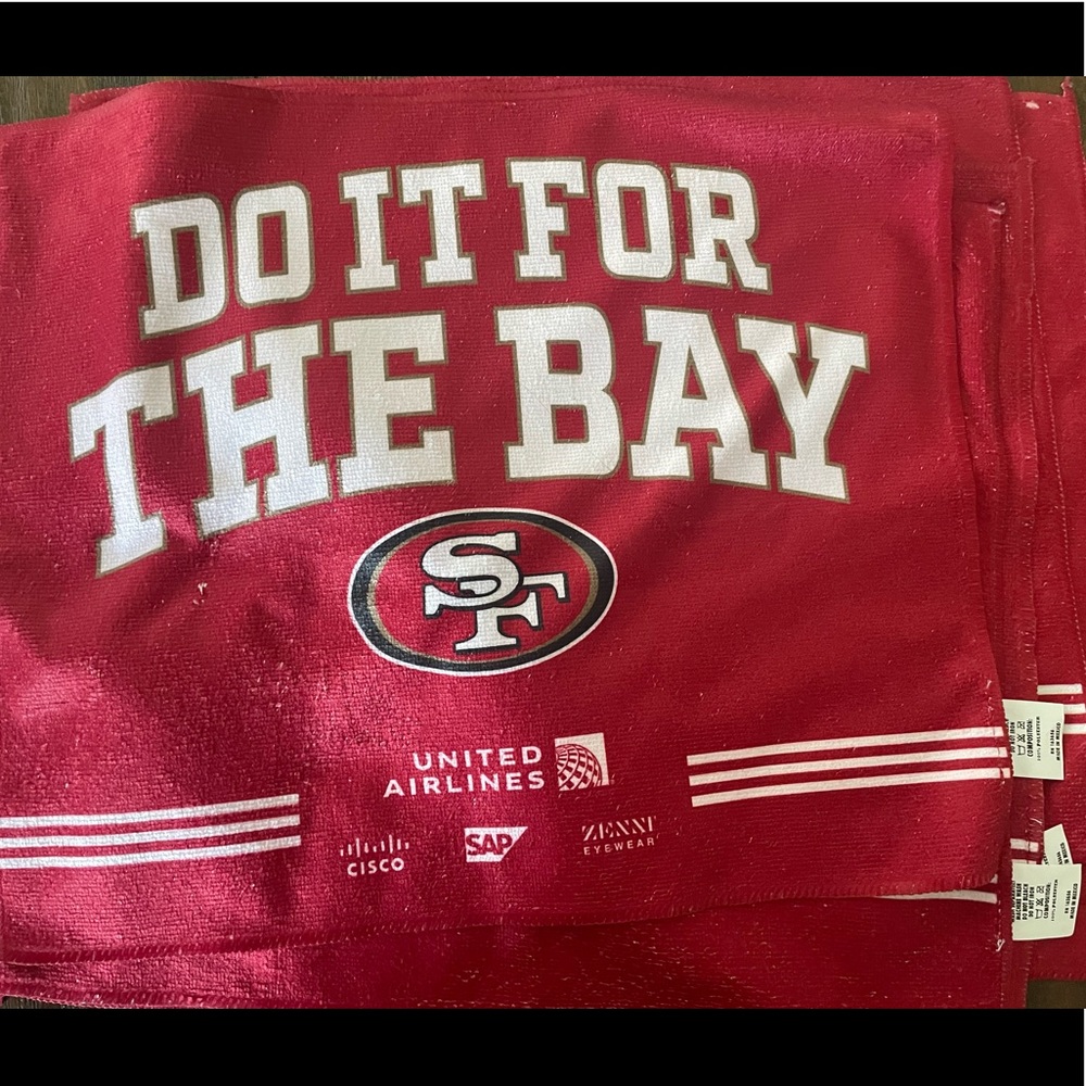 49ers Do it for the bay rally rag/ towel